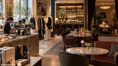 Louis Vuitton has restaurants and cafés in several markets, including Le Café V and Sugalabo V