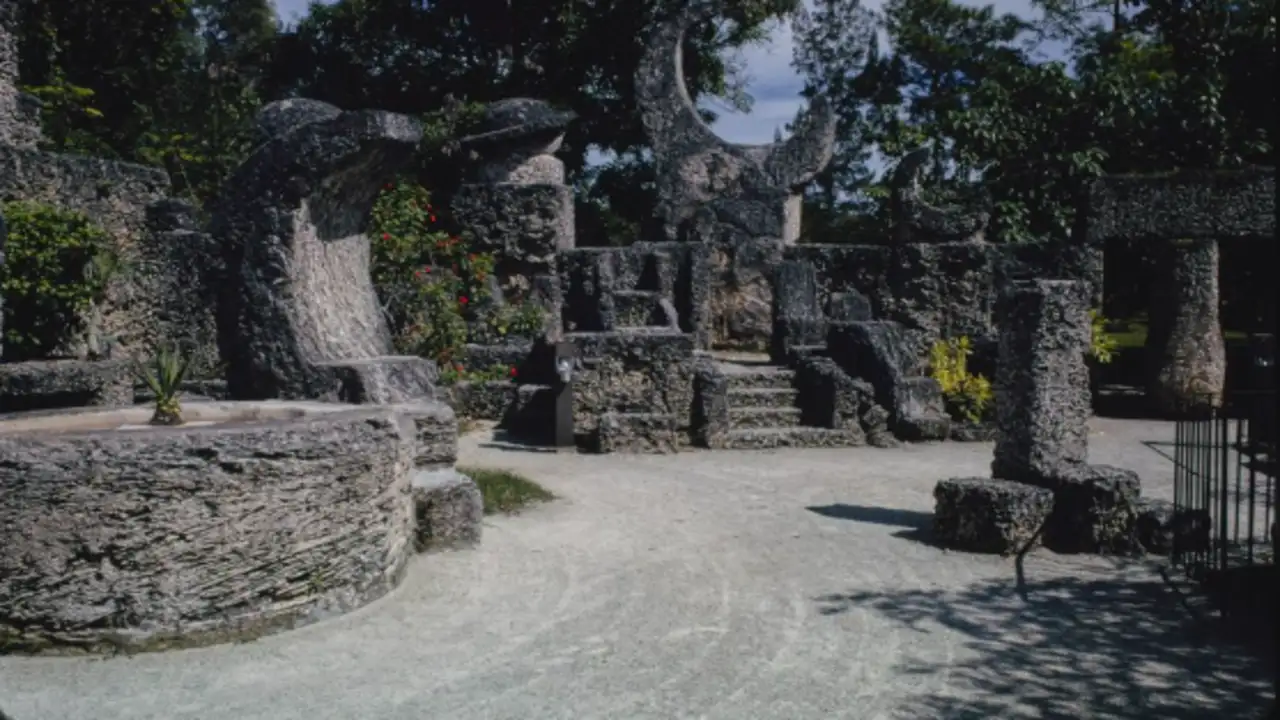 Ed Leedskalnin spent 28 years cutting Florida limestone