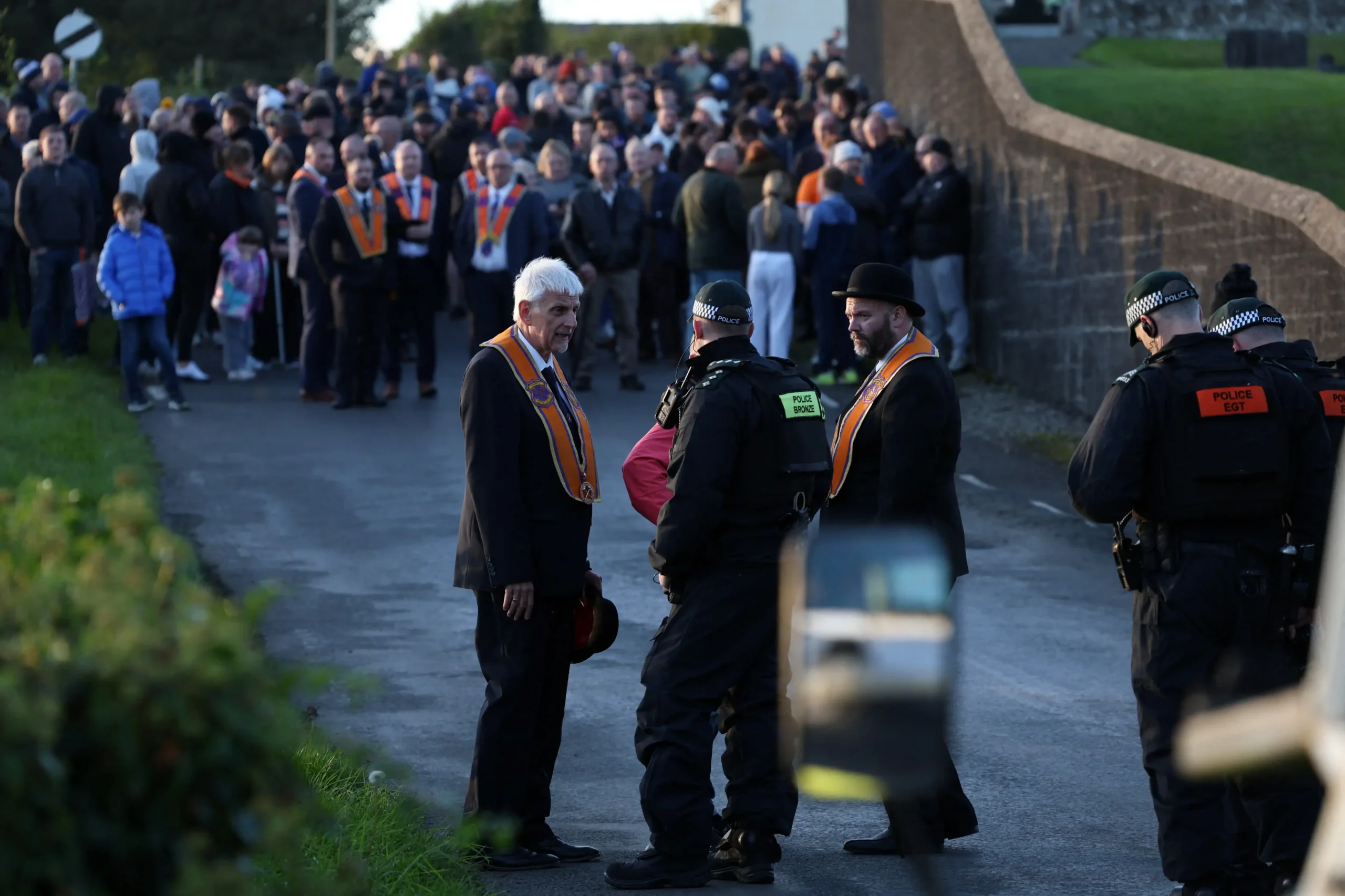 Attempts by the Orange Order to march along Garvaghy Road became a major flashpoint