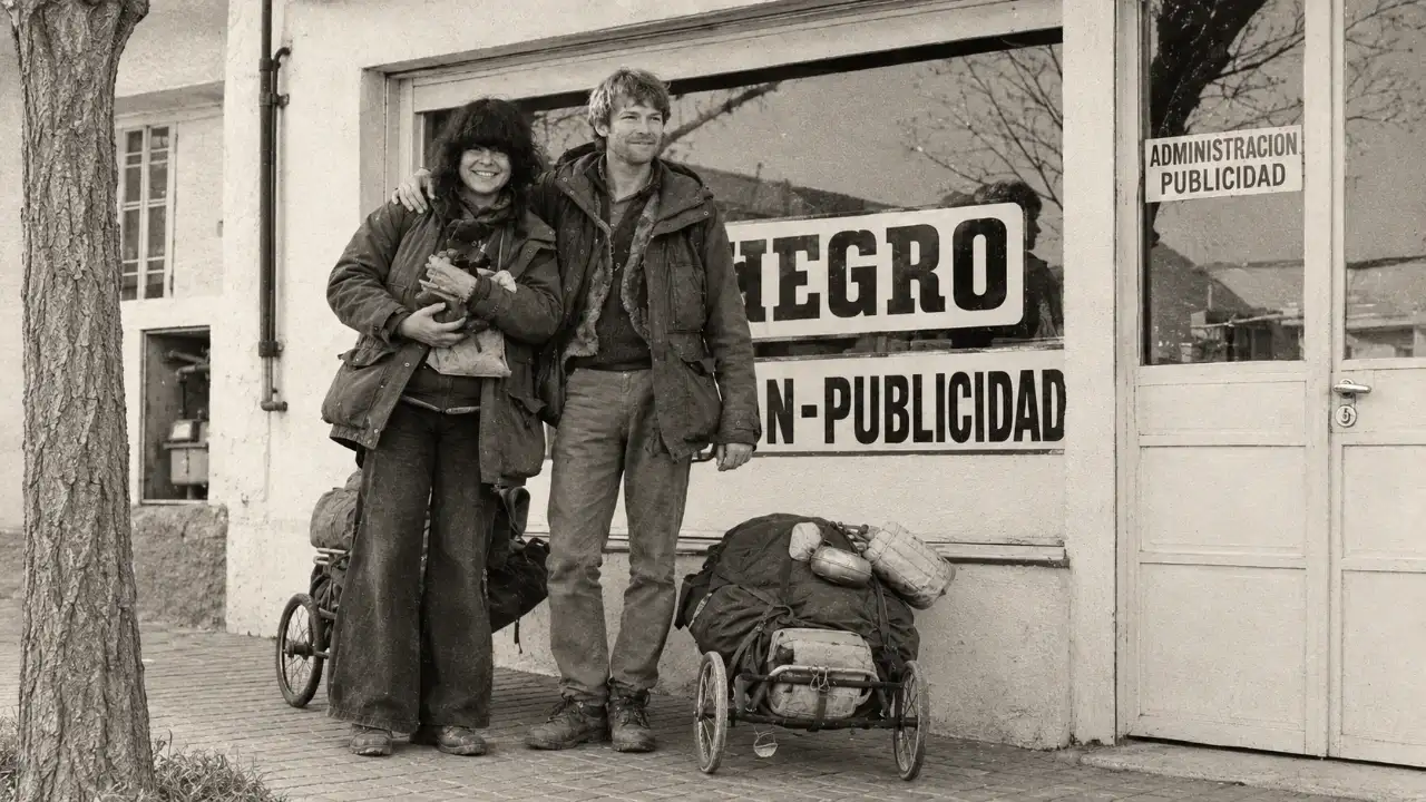 George Meegan was 24 when he stepped away from the southern tip of South America in January
