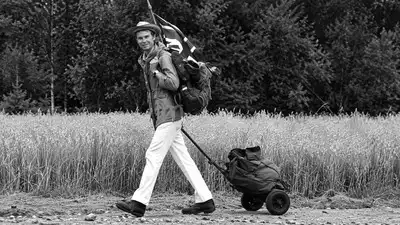George Meegan was 24 when he stepped away from the southern tip of South America in January