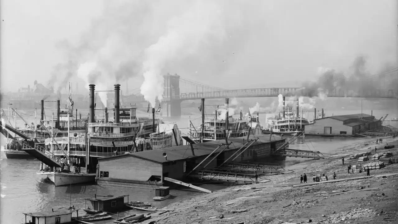 Charles Oldrieve’s unusual 1907 journey took him nearly 1,600 miles down the Ohio