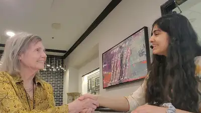 Jiya Joshi lost her beloved grandmother at 14 and decided to volunteer at a nursing home