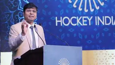 Hockey India president Dilip Tirkey