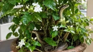 But here's the thing, snakes aren't actually drawn to jasmine itself, not its smell, not its