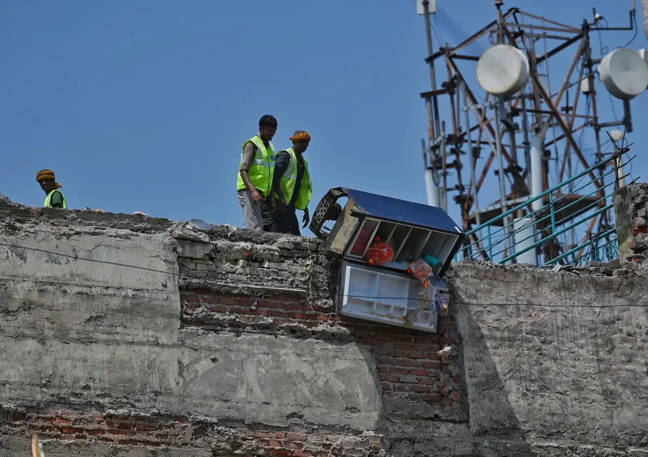 MCD demolition drive in Laxmi Nagar, Pandav Nagar amid Delhi building collapse; residents allege