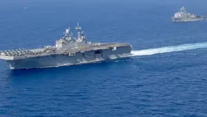 Iran said on Wednesday that it had targeted two US vessels and eight oil tankers in retaliation