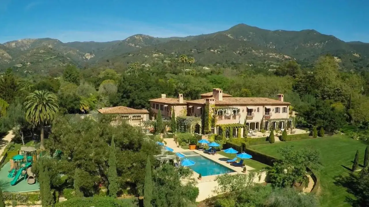 SANATABARBARASLUXURYHOMES.COM The property is considerably more than a large celebrity house —