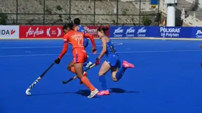 Krishna Sharma opened the scoring in the fifth minute after India put Japan under pressure