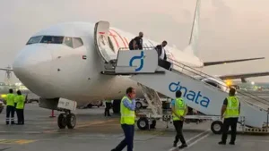 Flydubai flight FZ 1073 was travelling from Dubai International Airport to Ben Gurion
