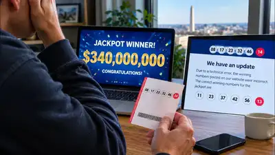 Instead, when he checked the DC Lottery website in the early hours of 6 January, he saw what