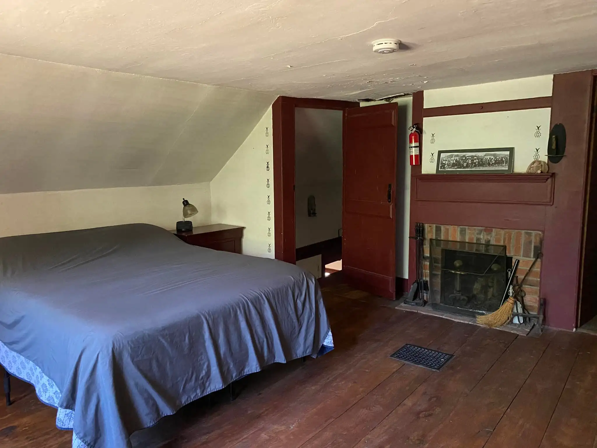 One memorable stay involved spending a night inside a nearly 300-year-old farmhouse in Rhode