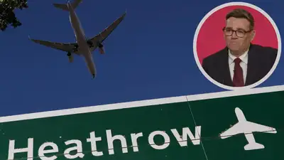 British Prime Minister Andy Burnham on Sunday declined to back plans for a third runway