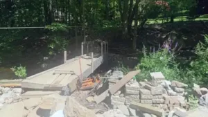 Mark Bjorken built a wooded bridge across Limekiln Brook and moved: The wider industry impact