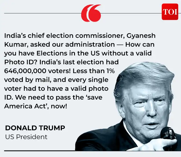 Trump’s $5,000 dividend promise and push for voter ID suggest he is borrowing from India’s