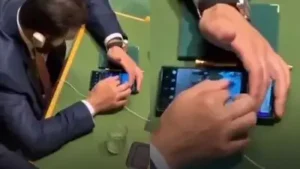Syrian President Ahmed al-Sharaa was caught on camera scrolling through Instagram Reels at UN