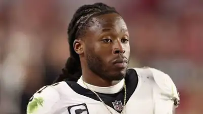 Alvin Kamara's status.(Image via Getty Images)