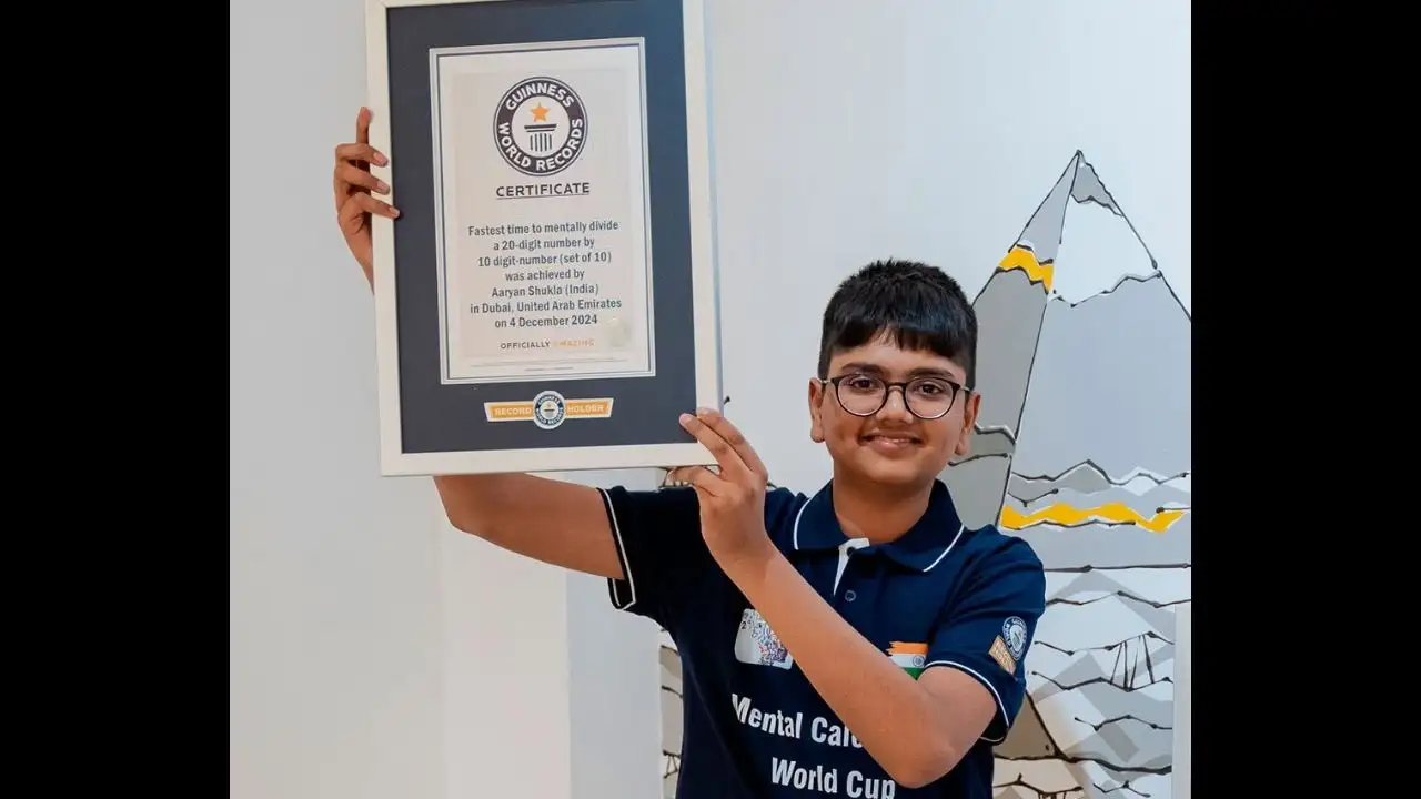 Today, he holds the title of world number one human calculator, backed by nine Guinness World