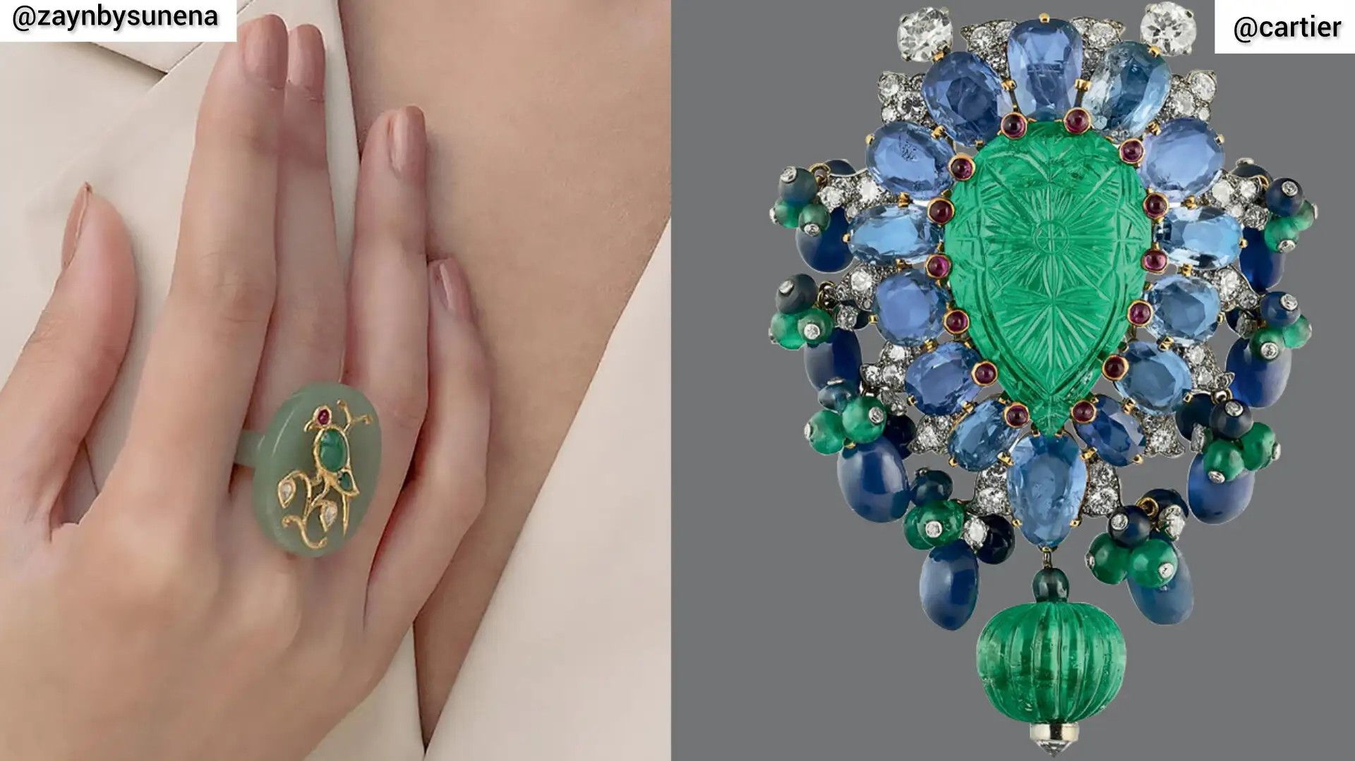 Carved gemstones, not a revival but a continuation