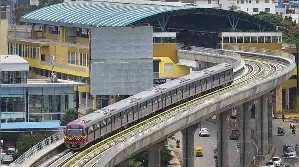 Only 72% of the civil work on the 58-km Blue Line connecting Silk Board and Kempegowda