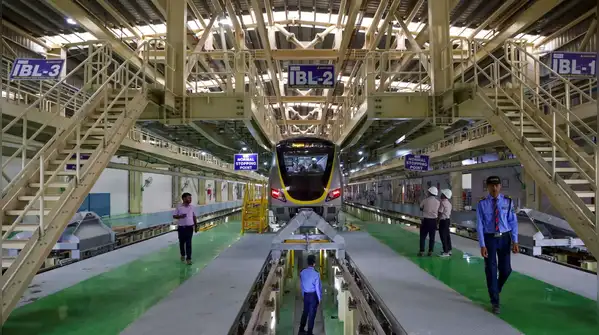 Only 72% of the civil work on the 58-km Blue Line connecting Silk Board and Kempegowda
