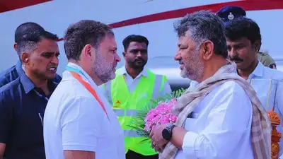 'Trying to cut his voice': DK Shivakumar supports Rahul Gandhi over FIR in 'purification' row