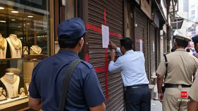 At least 56 jewellery shops in Chandni Chowk's Kucha Mahajani were sealed by the MCD