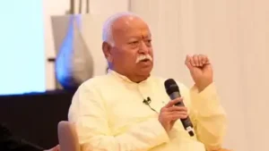 RSS chief Mohan Bhagwat told community leaders at a reception in Hertfordshire in the UK