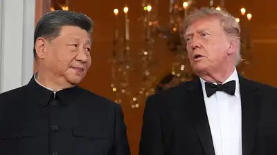 Chinese president Xi Jinping and US president Donald Trump