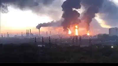 Meanwhile a mother and her two children were killed in an overnight Russian drone attack near