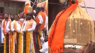 Hyderabad businessman bids record Rs 39 lakh for 21kg laddu — Balapur Ganesh laddu auction