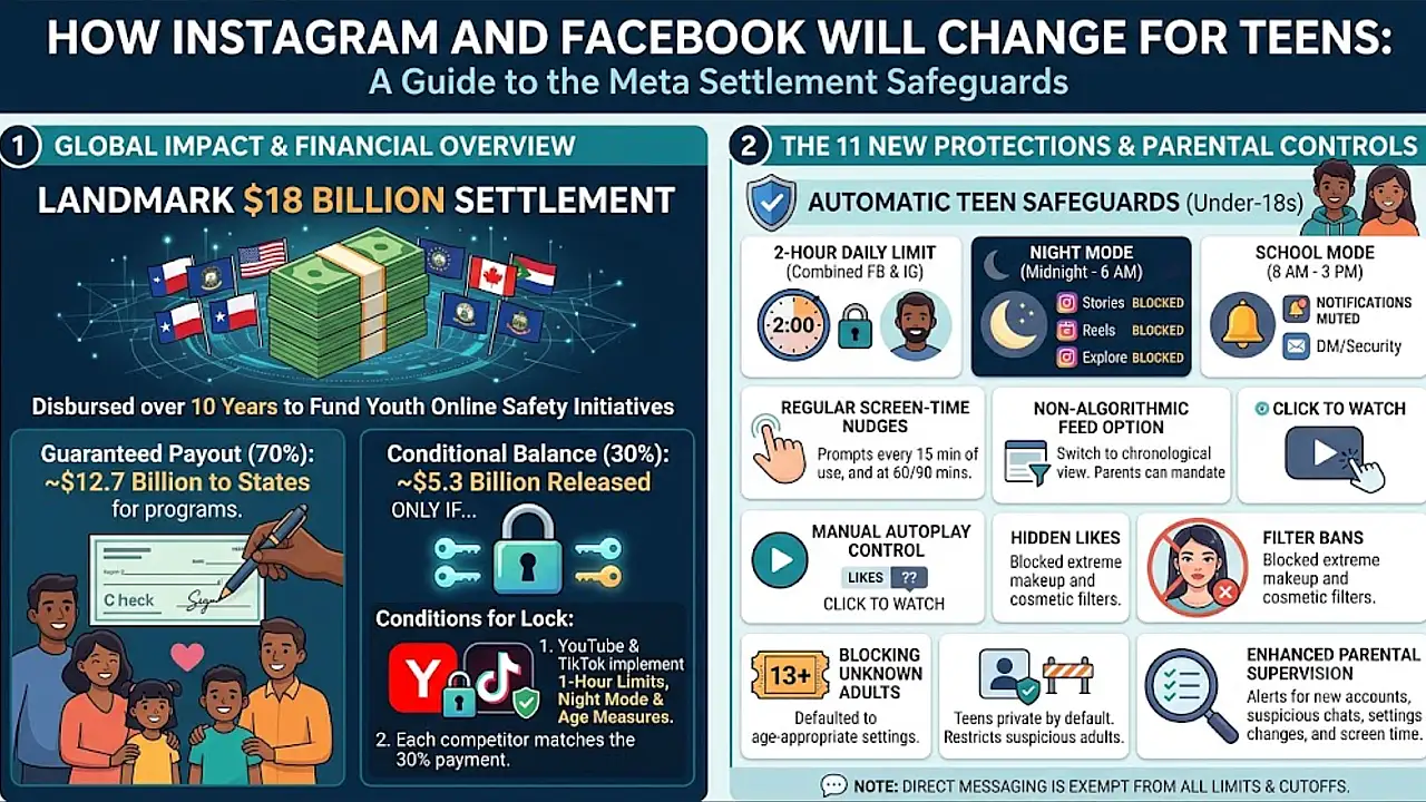 Meta also laid out a new set of protections and parental controls: The wider industry impact