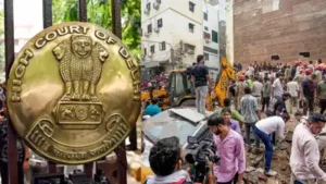 The Delhi High Court deemed the building collapse incident most unfortunate
