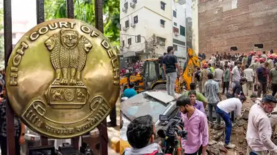 The Delhi High Court deemed the building collapse incident most unfortunate