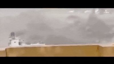 Survivor captures horrifying moment flash floods engulf homes, roads and buildings — Nepal floods