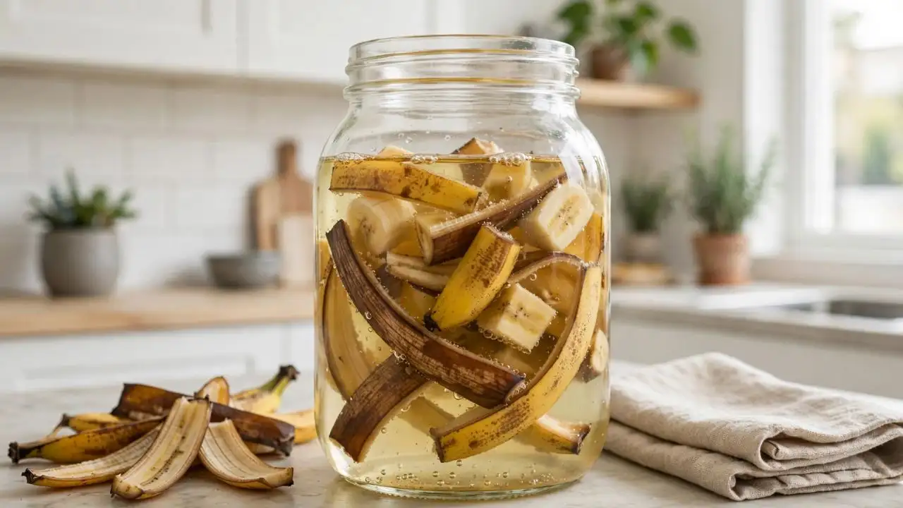 Banana peels contain nutrients such as potassium, phosphorus, calcium, and magnesium, making