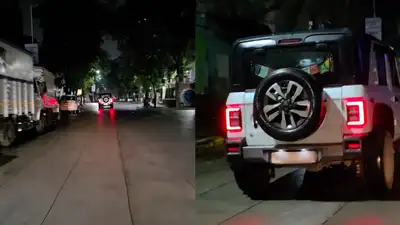 Three youths riding a bike were injured after a speeding SUV allegedly hit them head-on near