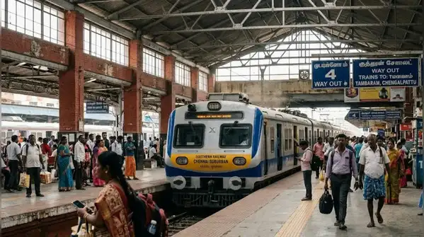 (AI image) Southern Railway plans to introduce Chennai’s second AC local train by September-end