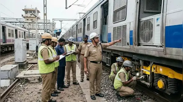 (AI image) Southern Railway plans to introduce Chennai’s second AC local train by September-end