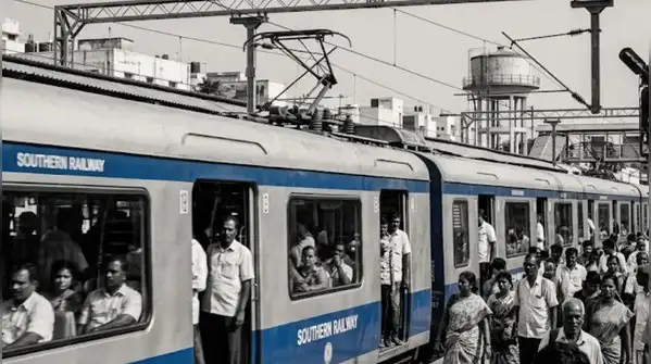 (AI image) Southern Railway plans to introduce Chennai’s second AC local train by September-end