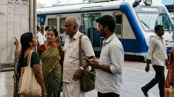 (AI image) Southern Railway plans to introduce Chennai’s second AC local train by September-end