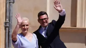 Marie-France van Heel, the wife of UK Prime Minister Andy Burnham, has stepped down