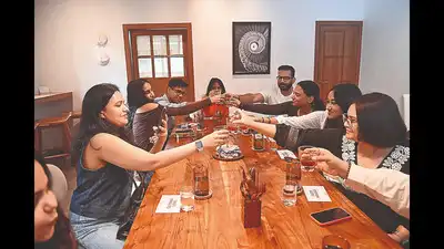 Home brewer Abhranil Dhar said tasting four brews helped him rediscover coffee’s complexities