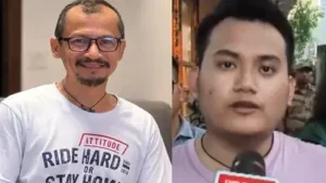 Manipuri musician C Vikram Singh's his son Yaiphaba (right), recounted the harrowing final