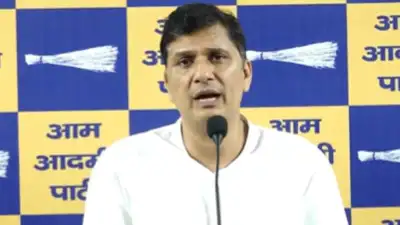 AAP Delhi president Saurabh Bharadwaj alleged a “conspiracy” after 58 unknown companies were