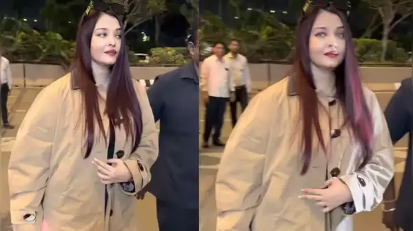 Aishwarya Rai Bachchan recently created an unexpected fashion statement at the Mumbai airport