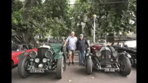 Two former business rivals and now close friends, John Walton and Robert Wilkinson, are