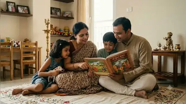 Janmashtami offers a unique opportunity for parents to introduce their children to Lord Krishna