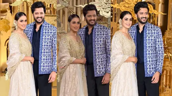 Genelia Deshmukh's embroidered kurta set is a peak Abu Jani Sandeep Khosla vision where details do