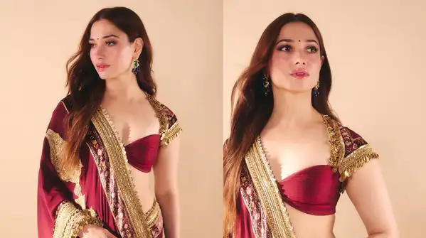 Tamannaah Bhatia seems to have mastered exactly that equation in her latest House of Masaba